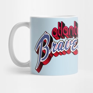 Atlanta Braves 3D - Hank Aaron era 1970s Logo Mug